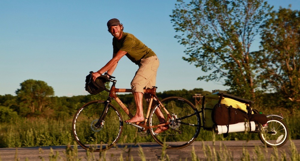 Robin on his Bike Tour movement