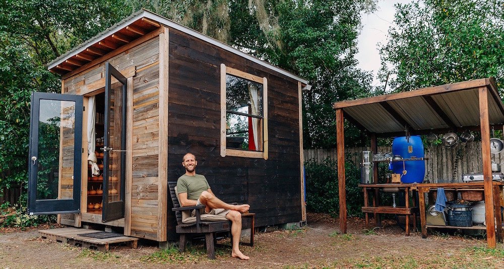 Robin and his sustainable and minimalist home